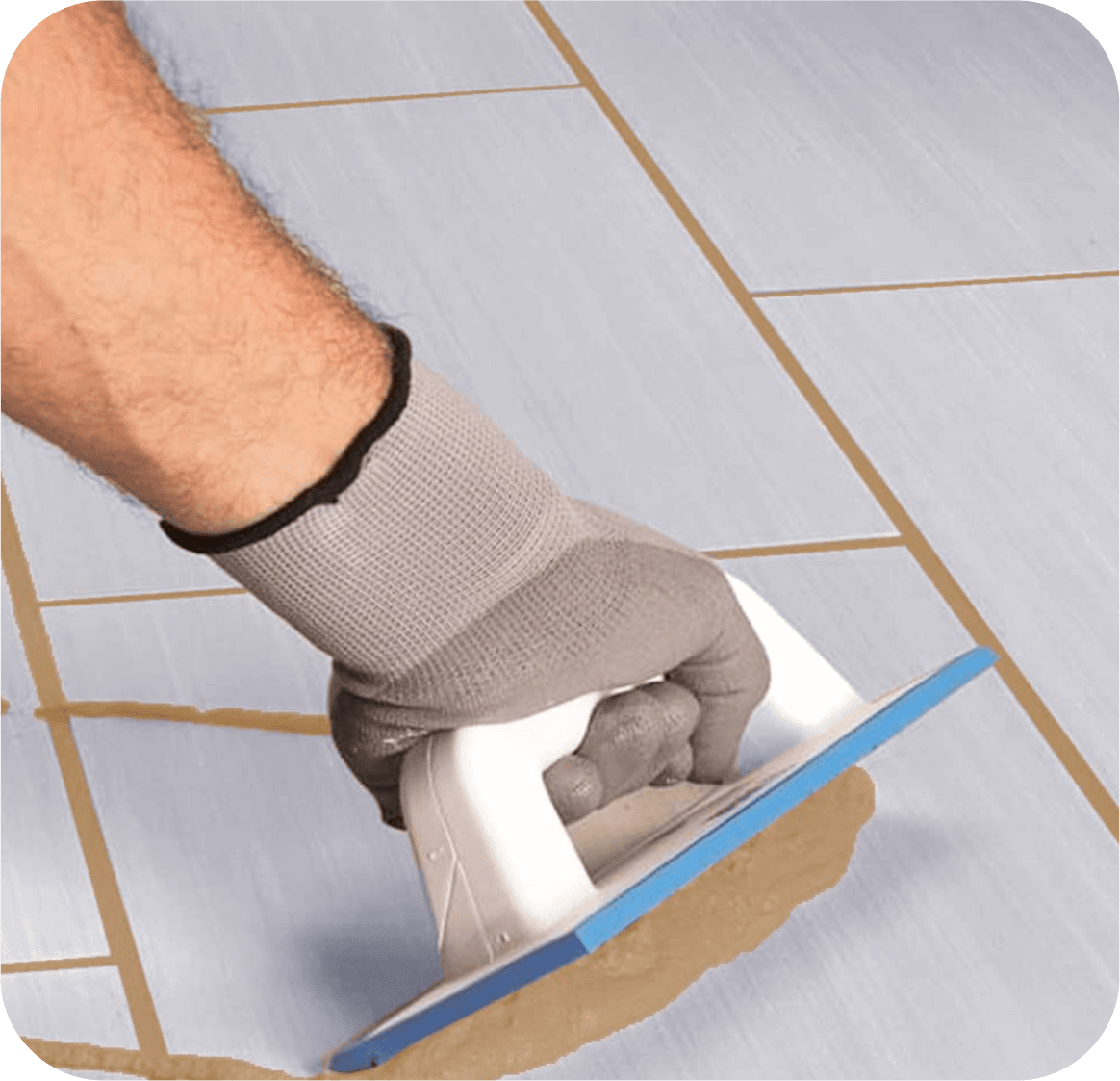 Epoxy Grout (Tenet-100) application